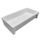 Alfi Brand ALFI brand AB36TR 36" White Above Mount Fireclay Bath Trough Sink AB36TR - alternate 3